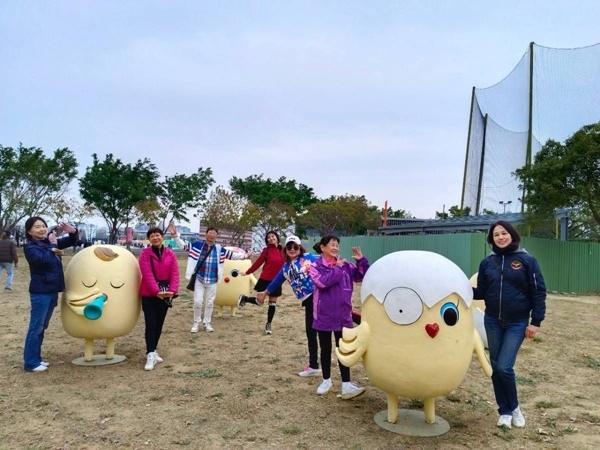 台南安平德醫護理之家娛老服務暨遊台江國家公園、台南台灣燈會