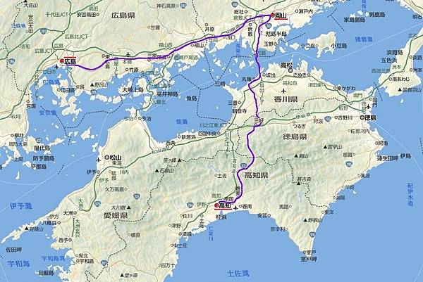 我的龍馬之旅 33 高知-岡山-廣島 ( 第一次的新幹線 &