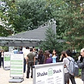 又來到超多人的Shake Shack