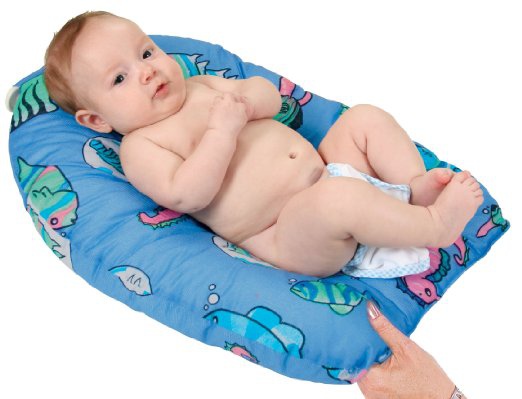 Leachco Safer Bather Infant Bath Pad, Blue Fish