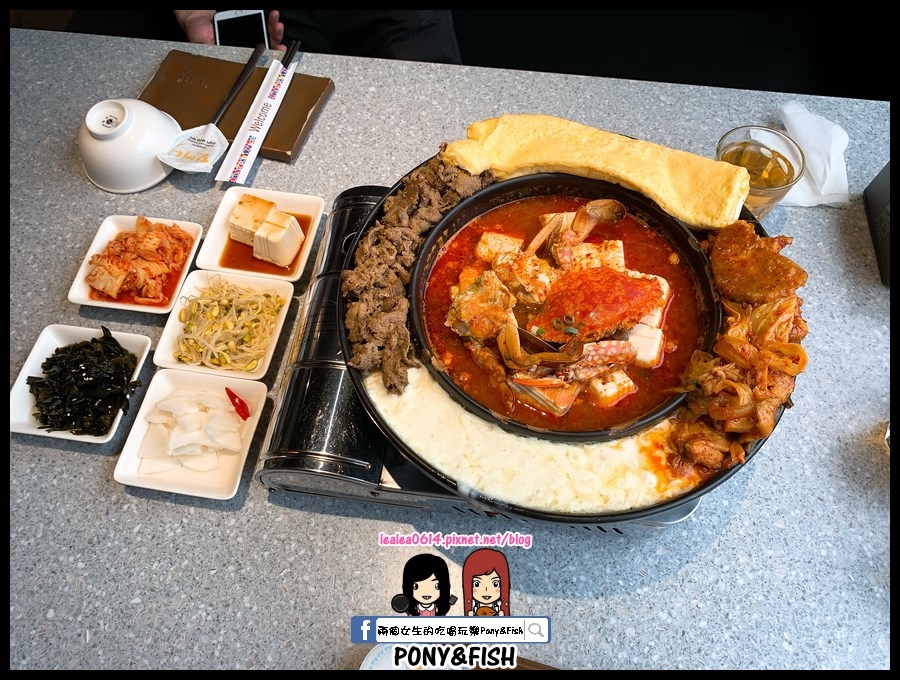 【食記】【高雄- 左營】哈摩尼韓食堂。又來吃幽浮鍋啦~六種料理一次滿足 @ :: 痞客邦 ::