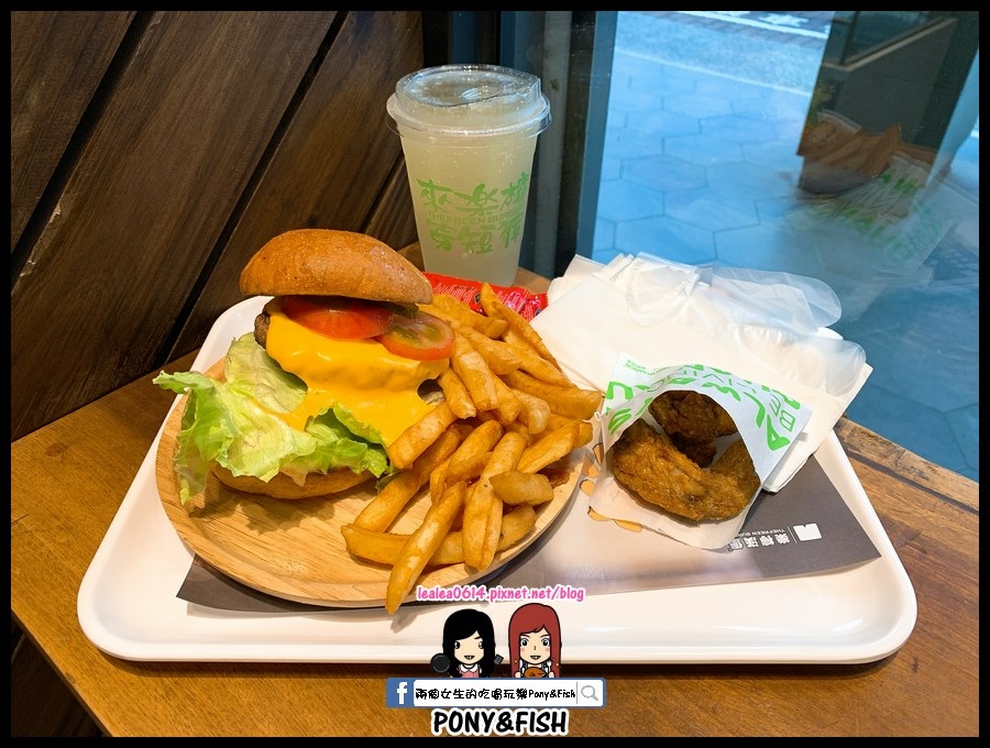 [食記] 嘉義 樂檸漢堡中山店 起司流成河美式漢堡