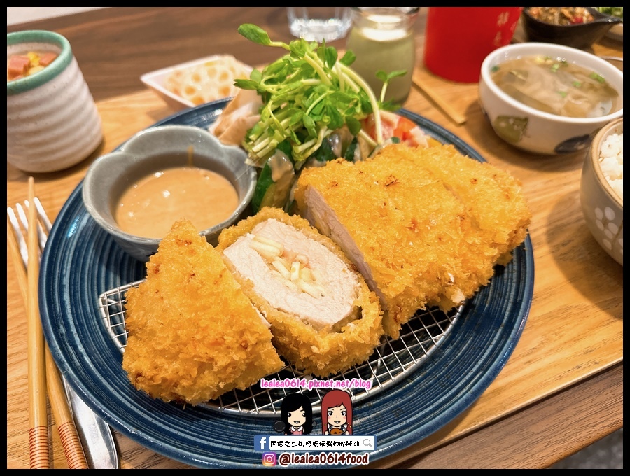 [食記] 來吃飯飯 超豐盛又超厚的炸豬排日式定食