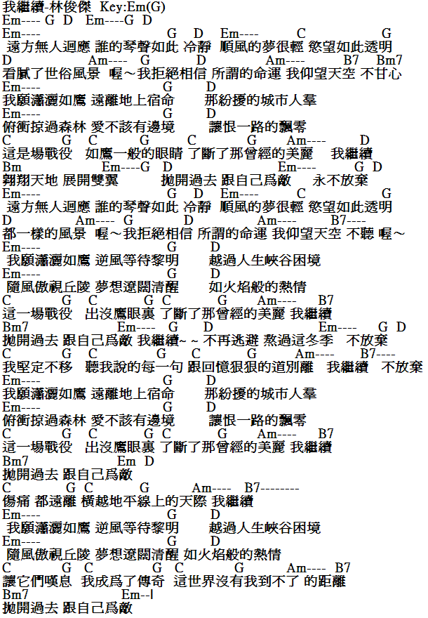 我繼續吉他譜-林俊傑.PNG