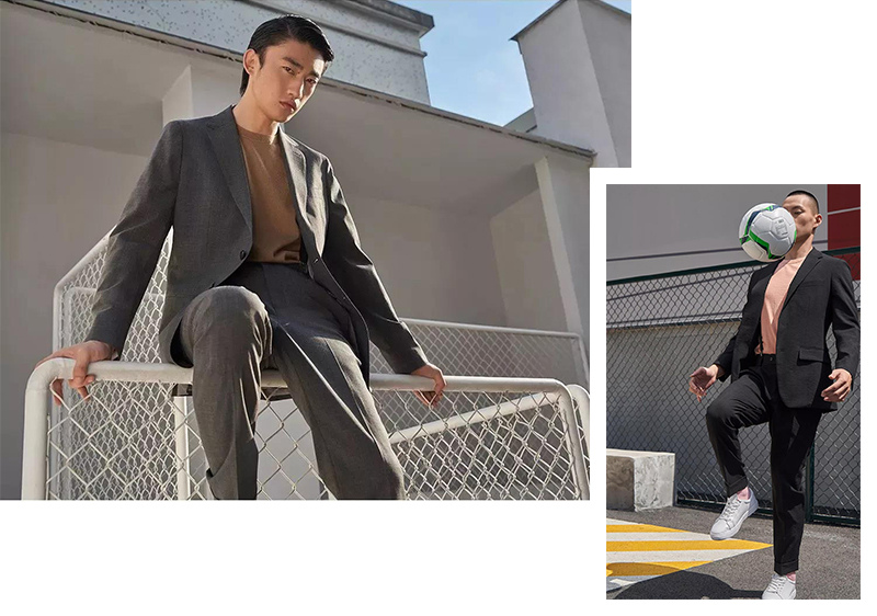 輕正裝 為居家和外出皆可穿著版型