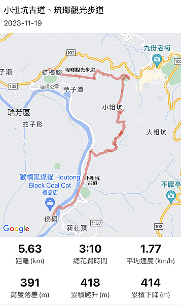 20231119 淡蘭古道北路，小粗坑古道、琉瑯路觀光步道、