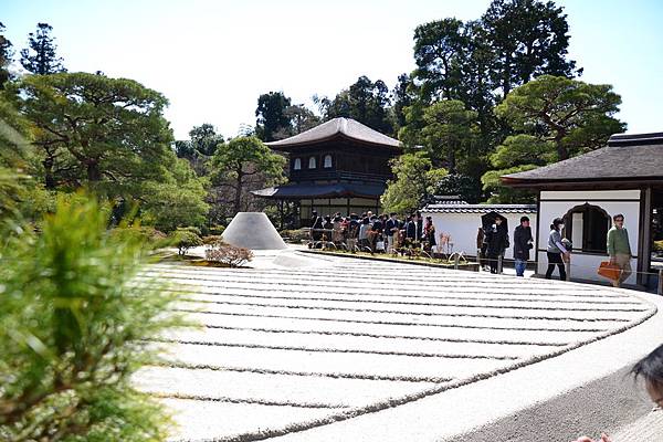 銀沙灘 向月台 和銀閣寺