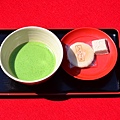 京都的顏色 (在銀閣寺內喝抹茶)