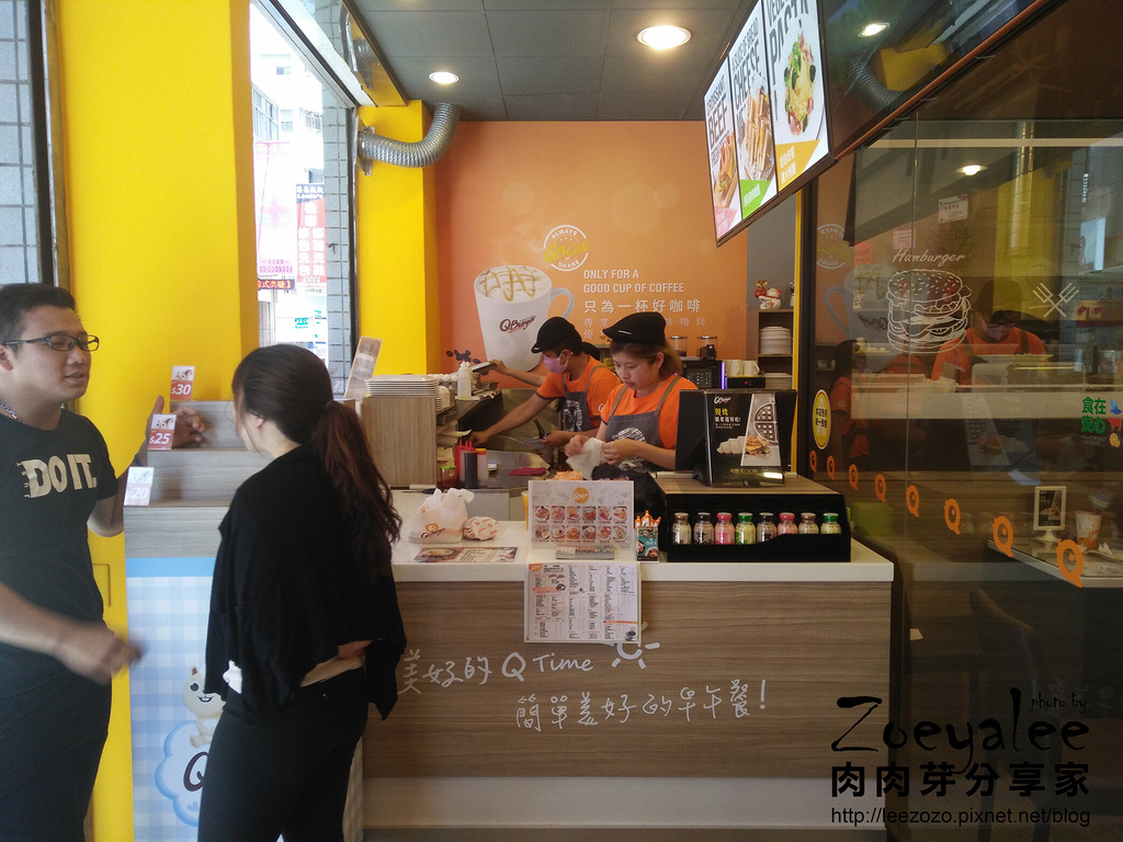 【桃園 | 中平商圈】早午餐 - QBurger 宏昌店!居