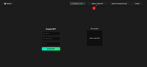 Aptos生態｜使用Martian wallet 快速建立NFT 註冊教學(測試網)