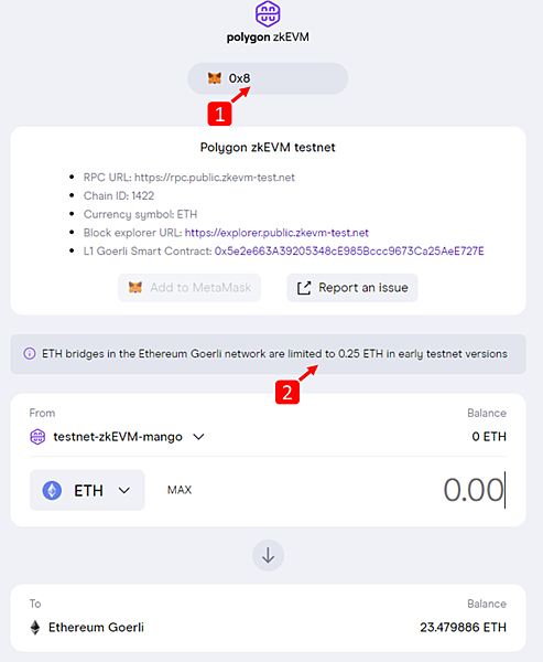 Polygon zkEVM｜公共測試網使用教學 How to Faucet and Bridge on Polygon zkEVM