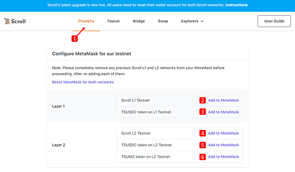 Scroll｜連V神都在推文的一條公鏈 Scroll Testnet 操作指南