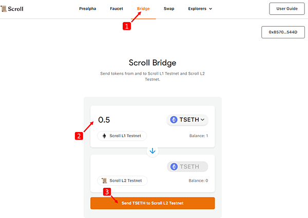 Scroll｜連V神都在推文的一條公鏈 Scroll Testnet 操作指南