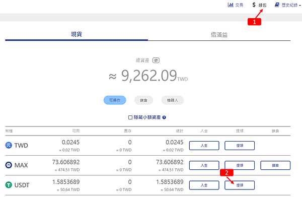 MAX交易所｜LV1&LV2註冊認証、台幣入金、USDT/TWD交易、USDT提領，使用教學