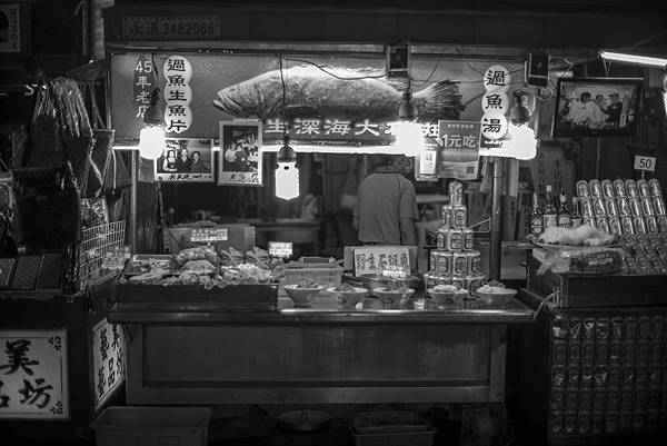 六合夜市黑白記錄Leica M-Monochrom Typ 246和Noctilux-M 50mm f1