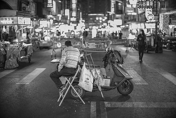 六合夜市黑白記錄Leica M-Monochrom Typ 246和Noctilux-M 50mm f1