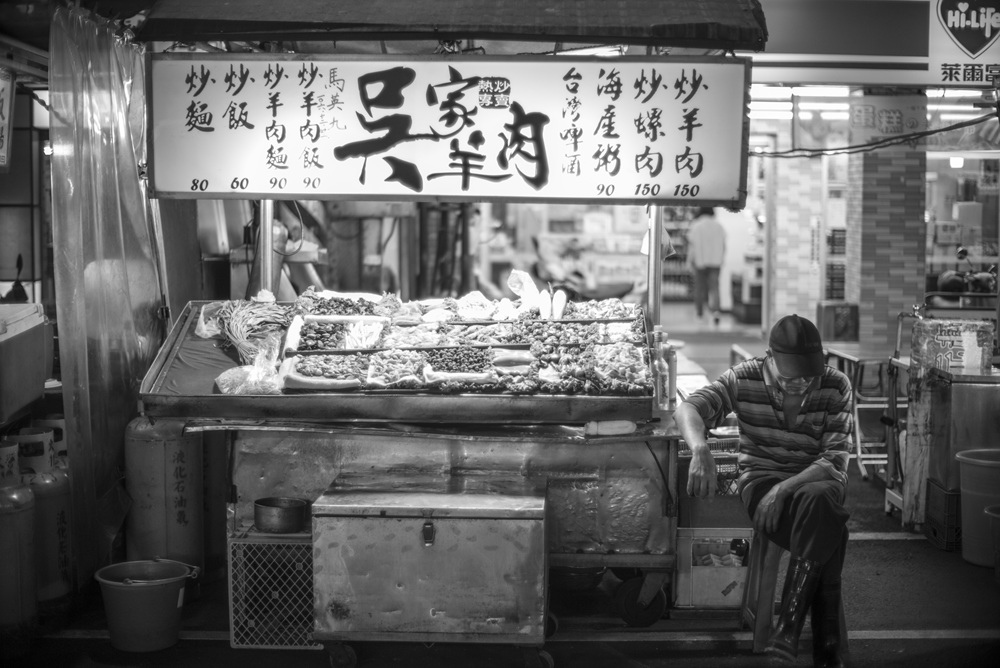 六合夜市黑白記錄Leica M-Monochrom Typ 246和Noctilux-M 50mm f1