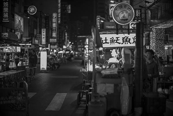 六合夜市黑白記錄Leica M-Monochrom Typ 246和Noctilux-M 50mm f1