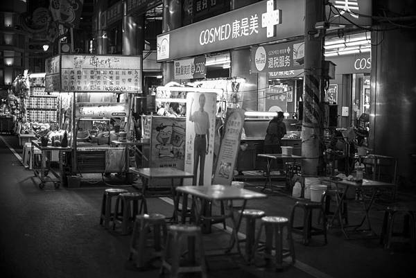 六合夜市黑白記錄Leica M-Monochrom Typ 246和Noctilux-M 50mm f1