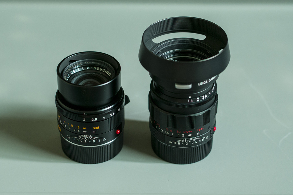 Leica Summilux-M 50mm f1.4 ASPH VS Apo Summicron-M 50mm f2 ASPH之宿命對決