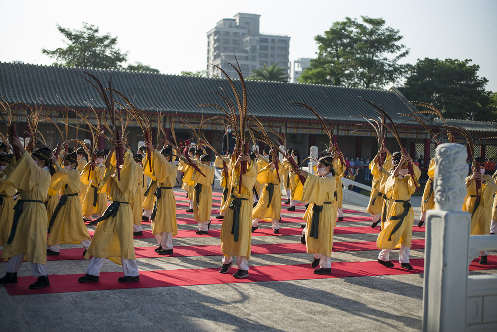 高雄孔廟祭孔大典八佾舞