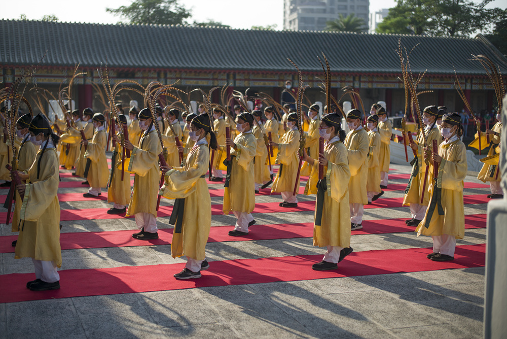 高雄孔廟祭孔大典八佾舞