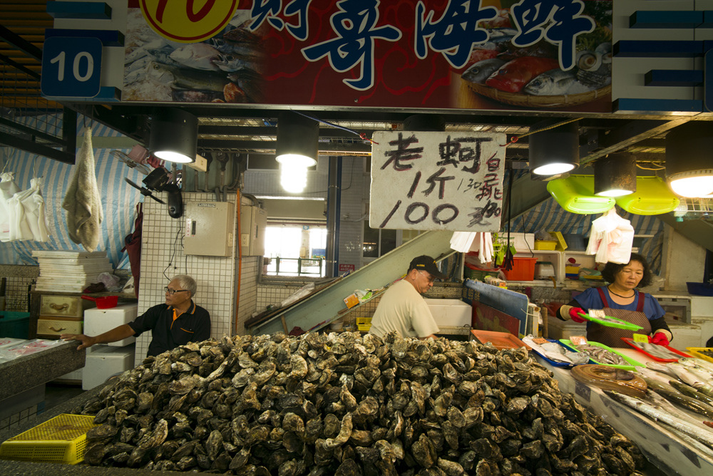 高雄蚵仔寮漁港觀光魚市現埸記實