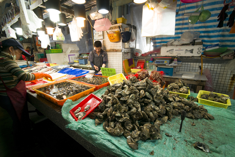 高雄蚵仔寮漁港觀光魚市現埸記實