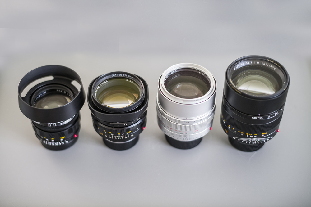Leica Noctilux-M 50mm f1.2、 50mm f1.0、50mm f0.95、75mm f1.25夜神景深暗角散景分享
