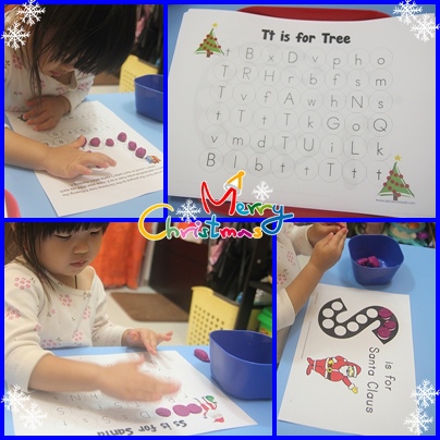 Christmas Dot Fun：英文字母