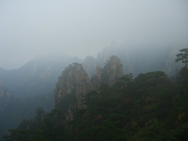 黃昏清涼台附近的景色