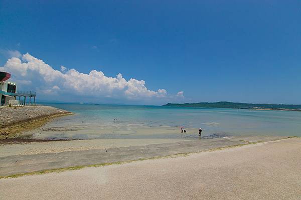 海中道路海灘