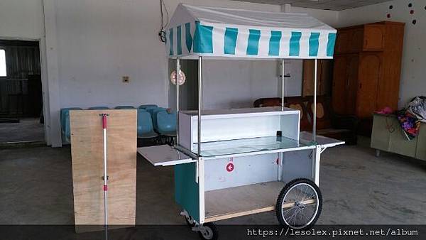 可愛文青工業風日式攤車設計古巴三明治熱壓吐司攤車