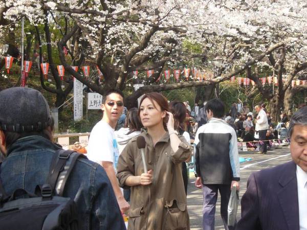 東京上野公園某電視台記者妹
