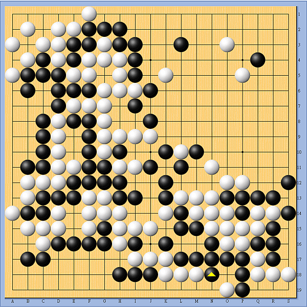 第29屆亞洲電視圍棋快棋賽李世石黑中盤勝李欽誠.PNG