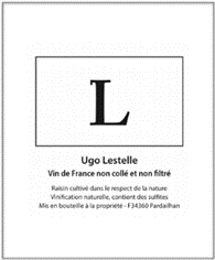 [南法]  清澈透明的後起之秀 Ugo Lestelle