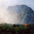 油畫　晨間山嵐　油彩、畫布 15P（台灣規格）65.0 x 50.0cm　1997