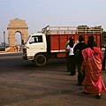 India Gate前的街景