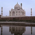 Taj Mahal及Yamuna中的倒影