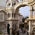 Mathura精緻的印度教寺廟