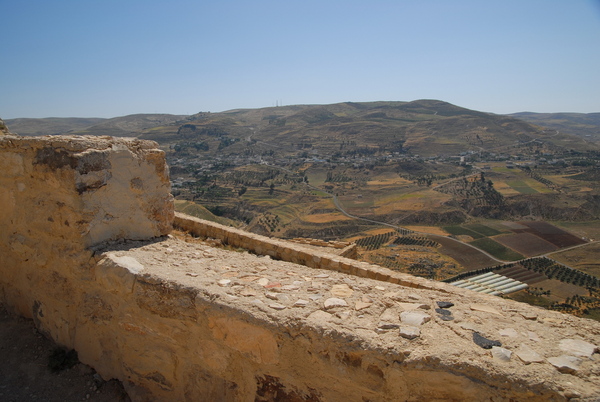 Karak城堡往外眺望