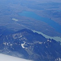 飛機上俯視Torres del Paine