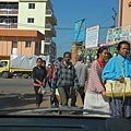機場前往Antananarivo街上