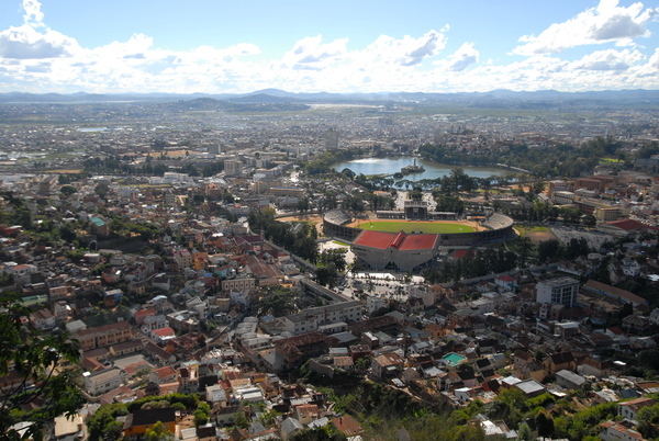俯看Antananarivo