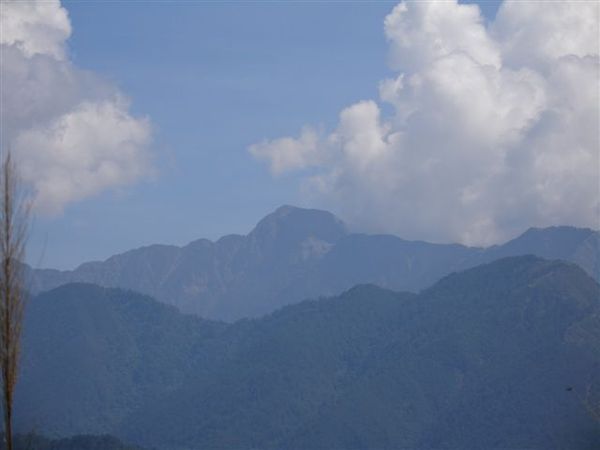 自梨山眺望雪山主峰