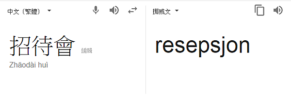 每日一挪威單字