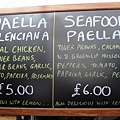 Portobello market的西班牙海鮮飯