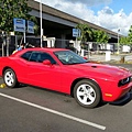 租的車：Dodge Challenger