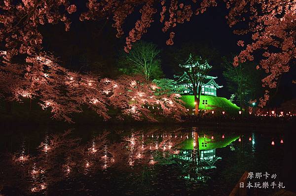高田城夜櫻 高田城夜櫻