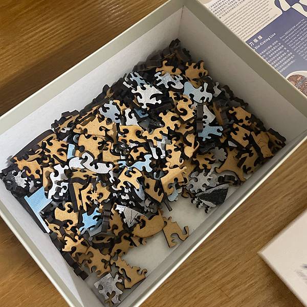 【好物開箱】海裡魚木質拼圖-一年高山-Nov. 北大武山